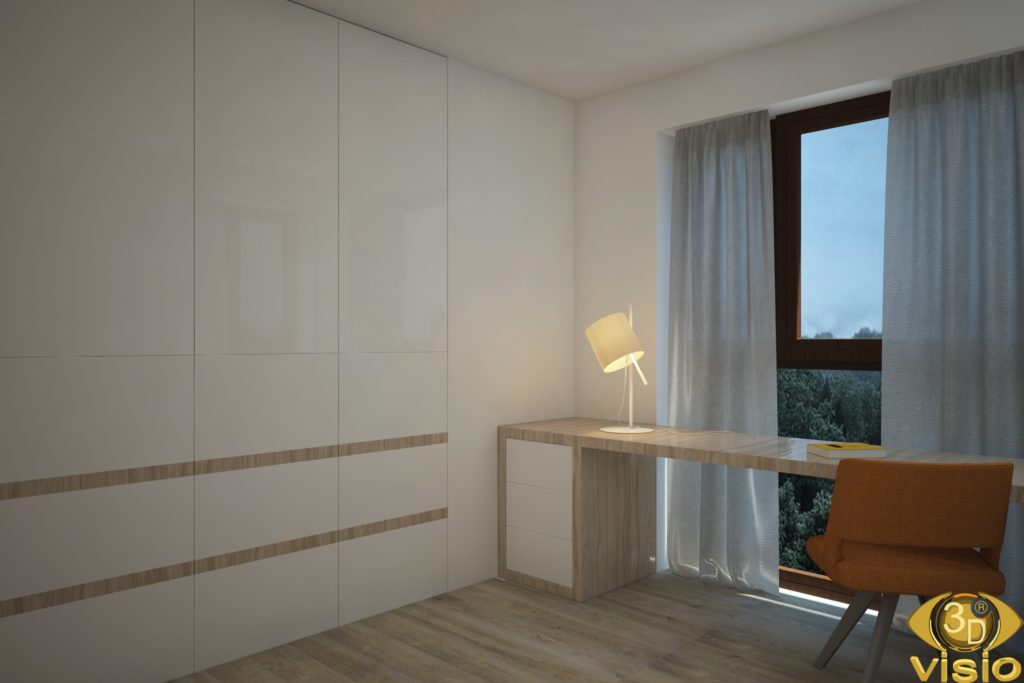 3D-визуализация комнаты, Австрия