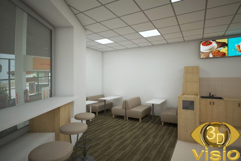 3D-визуализация заправки Shell
